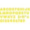 Trend Enterprises Yellow 4 Casual Uppercase Ready Letters, PK6 T464 - alternate 4